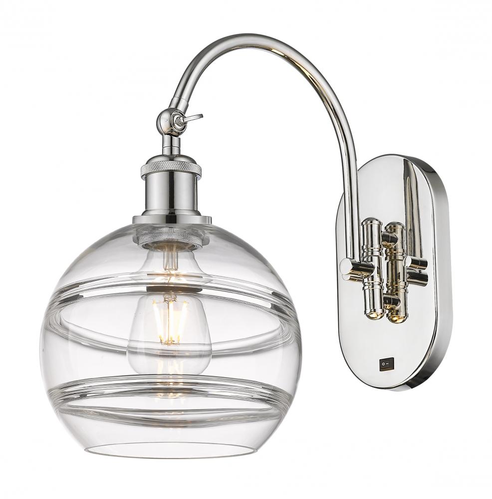 Rochester - 1 Light - 8 inch - Polished Nickel - Adjustable Swing Arm
