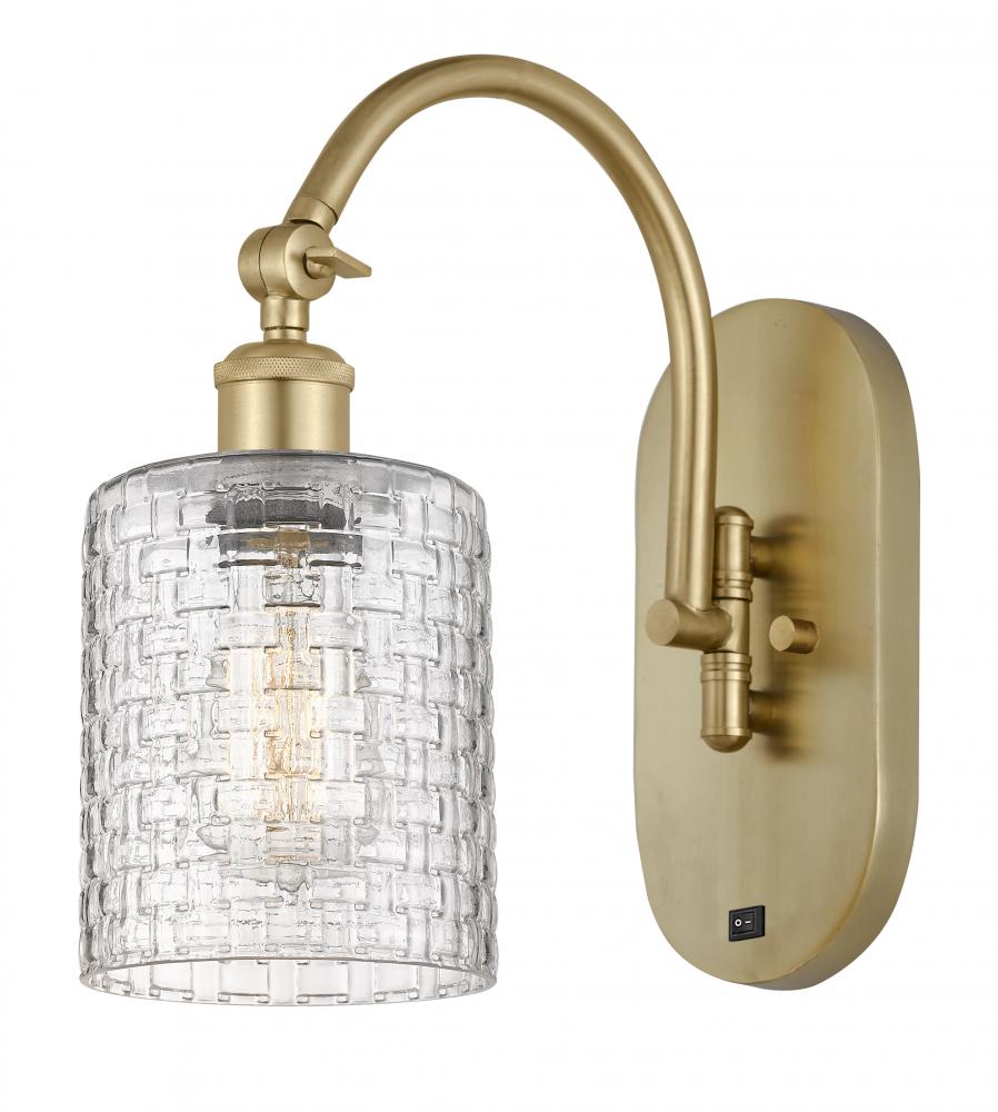 Cobbleskill - 1 Light - 5 inch - Satin Gold - Adjustable Swing Arm