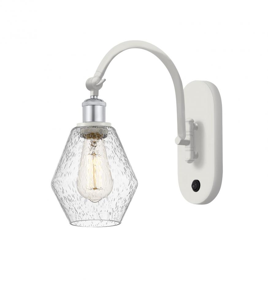 Cindyrella - 1 Light - 6 inch - White Polished Chrome - Adjustable Swing Arm