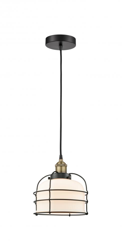 Bell Cage - 1 Light - 9 inch - Satin Gold - Mini Pendant