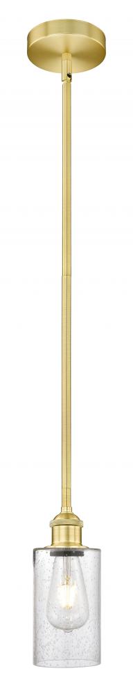 Clymer - 1 Light - 4 inch - Satin Gold - Cord hung - Mini Pendant