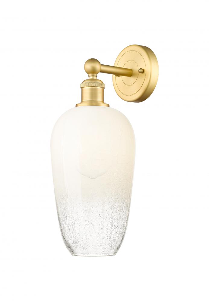 Brookhaven Flute - 1 Light - 7 inch - Satin Gold - Sconce