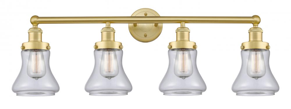 Bellmont - 4 Light - 33 inch - Satin Gold - Bath Vanity Light