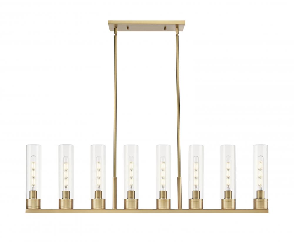 Boreas - 6 Light - 48 inch - Brushed Brass - Linear Pendant