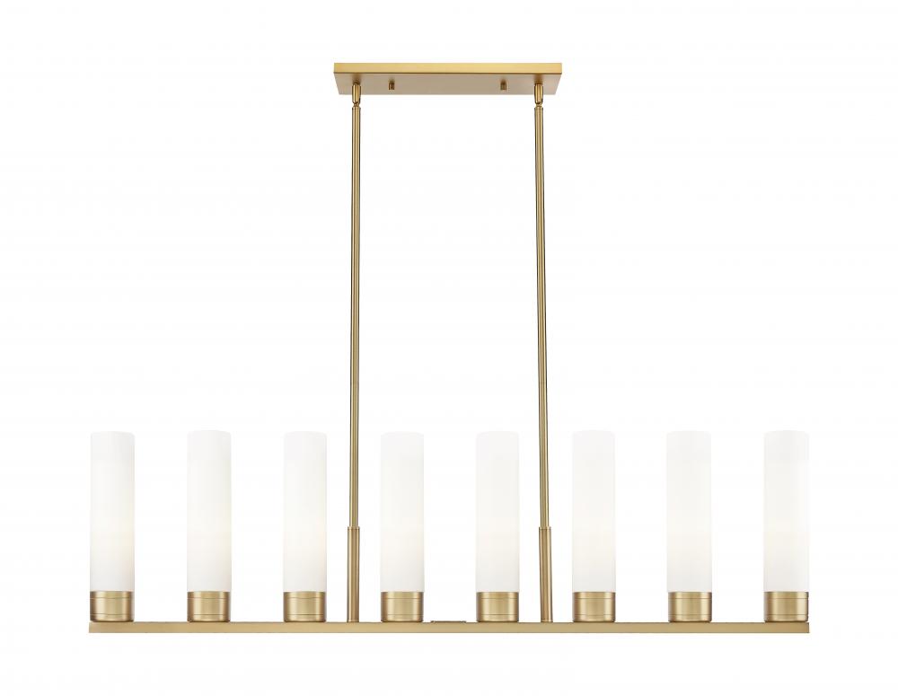Boreas - 6 Light - 48 inch - Brushed Brass - Linear Pendant