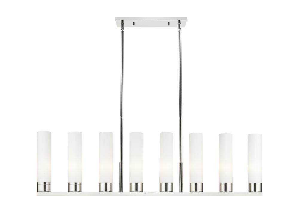 Boreas - 6 Light - 48 inch - Polished Nickel - Linear Pendant