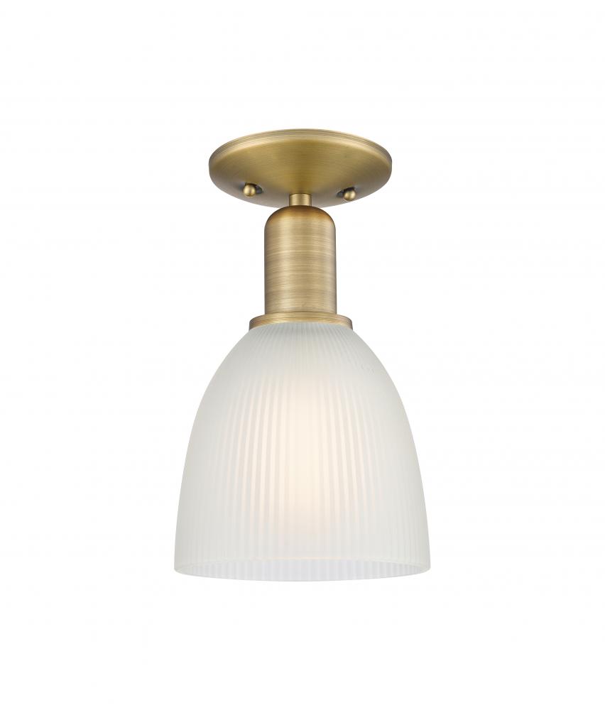 Castile - 1 Light - 6 inch - Black Antique Brass - Semi-Flush Mount
