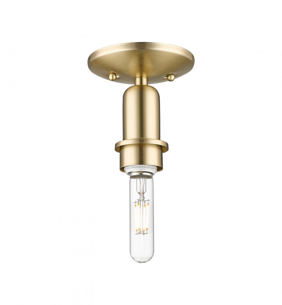 Arcadia - 1 Light - 5 inch - Brushed Champagne Bronze - Flush Mount