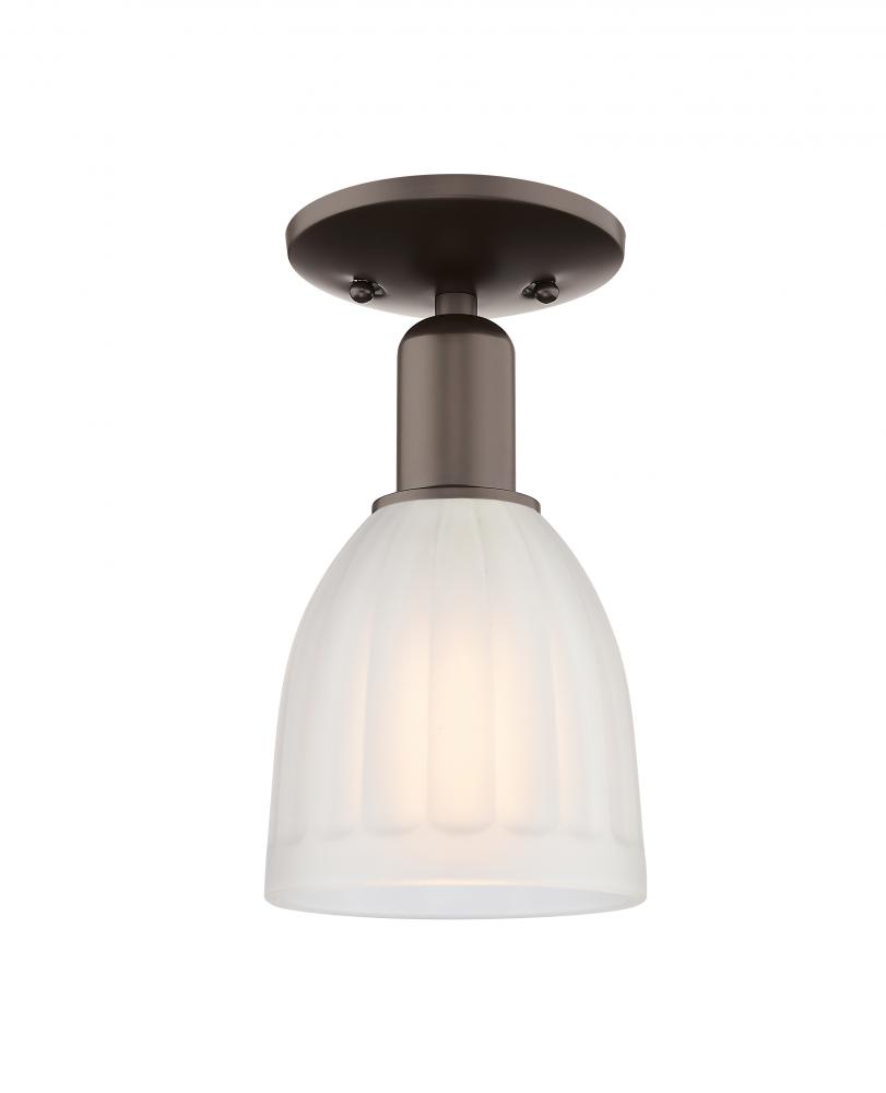 Brookfield - 1 Light - 6 inch - Oil Rubbed Bronze - Semi-Flush Mount