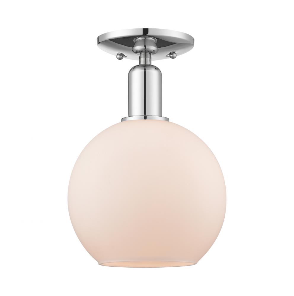 Athens - 1 Light - 8 inch - Polished Chrome - Semi-Flush Mount
