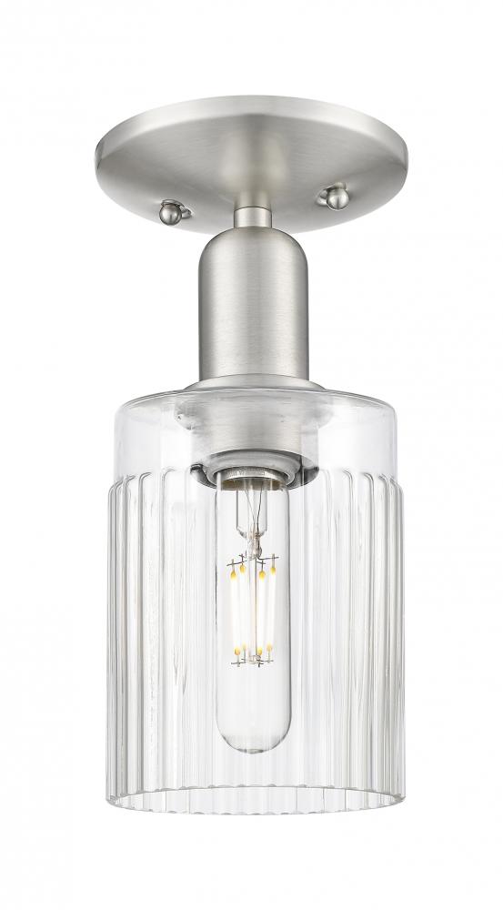 Hadley - 1 Light - 5 inch - Champagne Bronze - Semi-Flush Mount