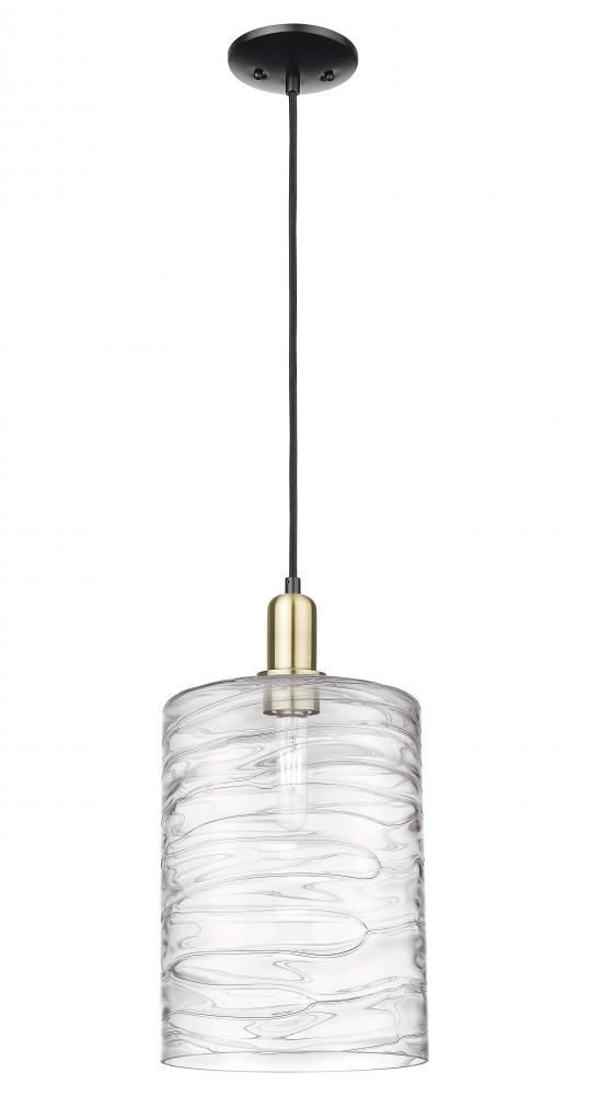 Cobbleskill - 1 Light - 5 inch - Black Antique Brass - Cord hung - Mini Pendant