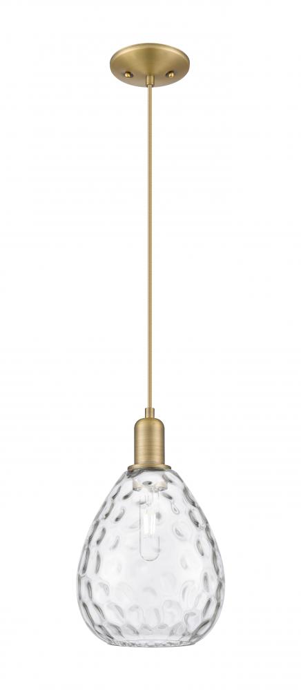 Waverly - 1 Light - 8 inch - Brushed Satin Nickel - Cord hung - Mini Pendant