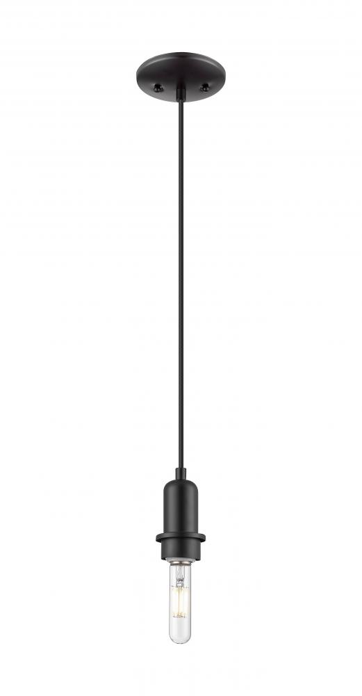Arcadia - 1 Light - 3 inch - Matte Black - Mini Pendant