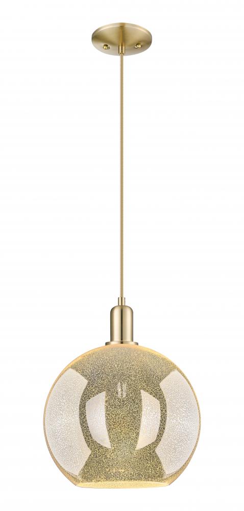 Athens - 1 Light - 12 inch - Champagne Bronze - Cord hung - Mini Pendant