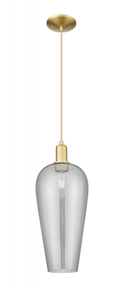 Chelsea - 1 Light - 6 inch - Satin Gold - Cord hung - Mini Pendant