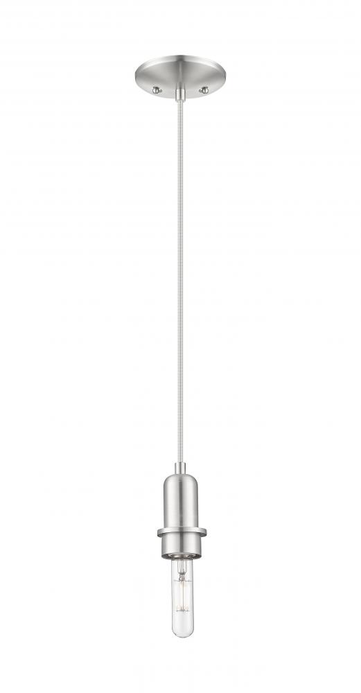 Arcadia - 1 Light - 3 inch - Brushed Satin Nickel - Mini Pendant