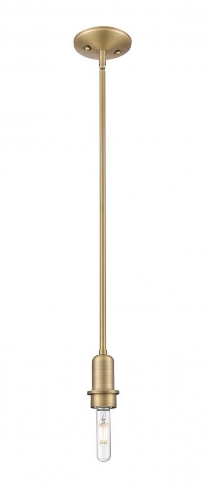 Arcadia - 1 Light - 3 inch - Brushed Brass - Mini Pendant