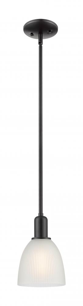 Castile - 1 Light - 6 inch - Antique Brass - Stem hung - Mini Pendant