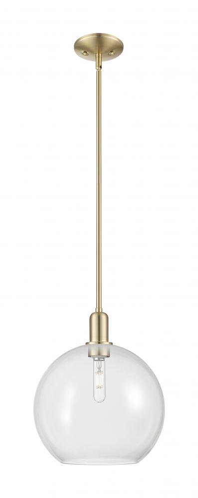Athens - 1 Light - 12 inch - Champagne Bronze - Stem hung - Mini Pendant