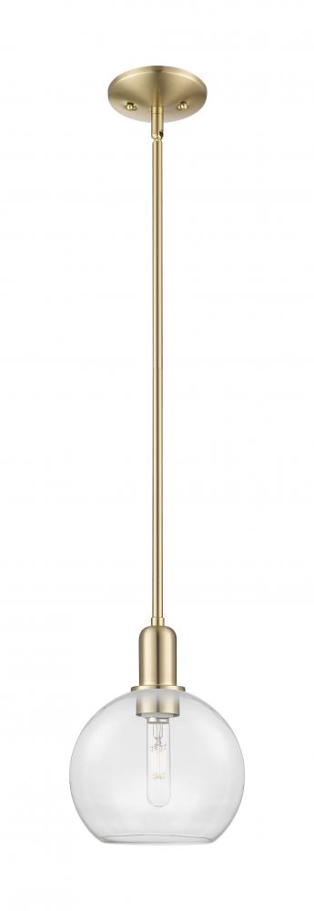 Athens - 1 Light - 8 inch - Champagne Bronze - Stem hung - Mini Pendant