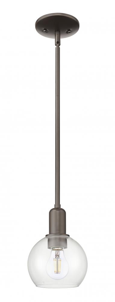 Athens - 1 Light - 6 inch - Oil Rubbed Bronze - Stem hung - Mini Pendant