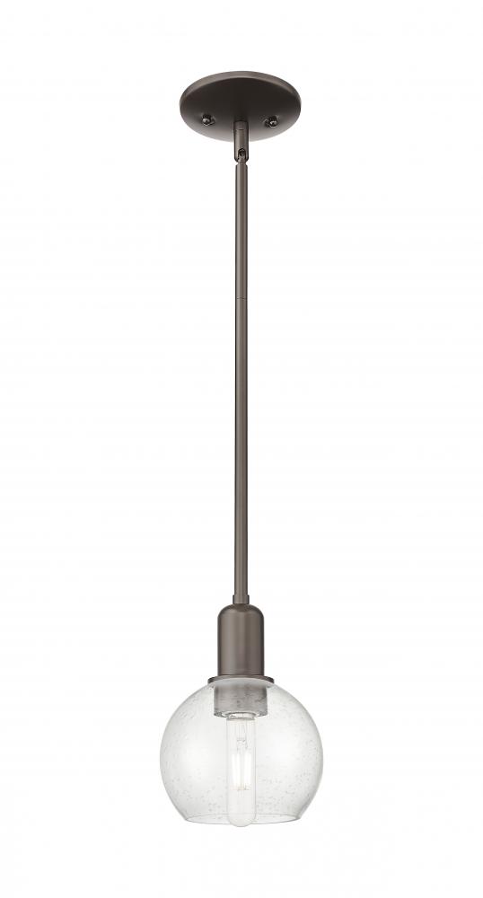Athens - 1 Light - 6 inch - Oil Rubbed Bronze - Stem hung - Mini Pendant
