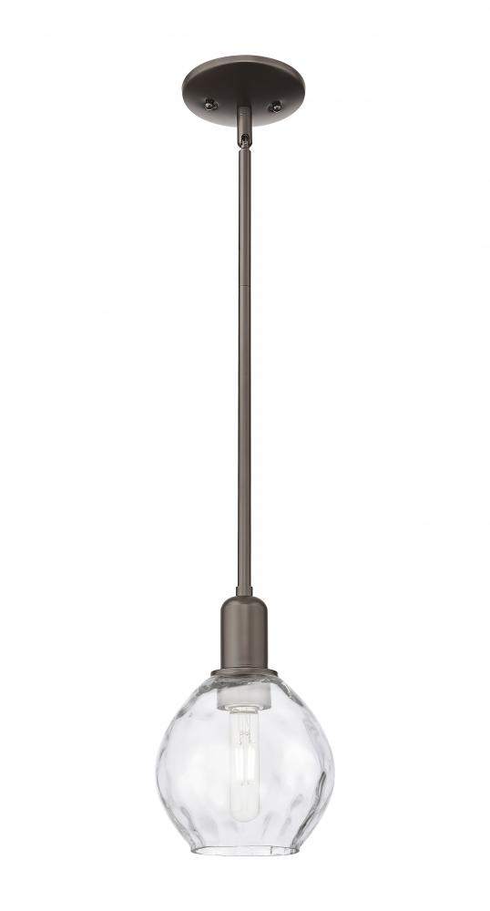 Waverly - 1 Light - 6 inch - Oil Rubbed Bronze - Stem hung - Mini Pendant