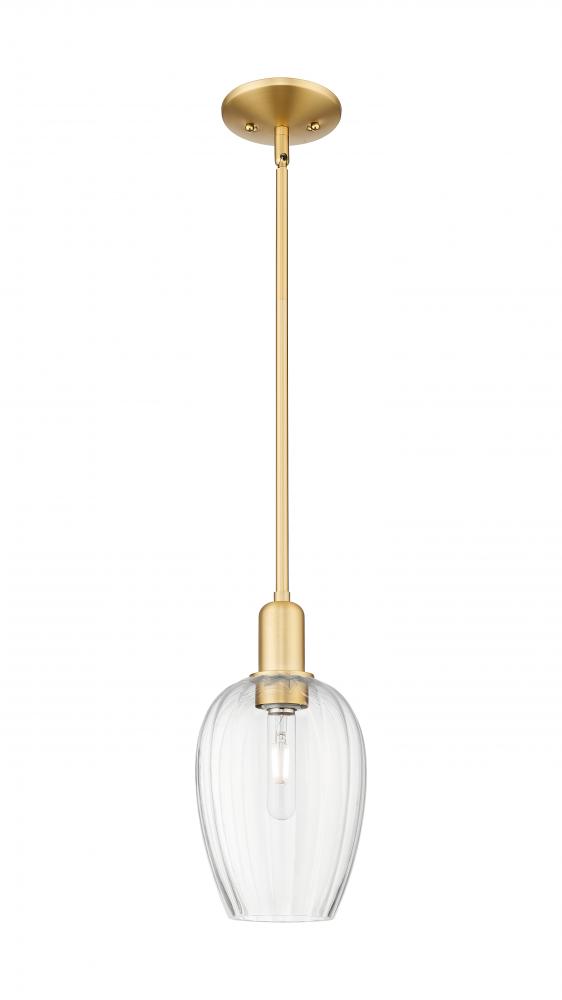 Preston - 1 Light - 6 inch - Satin Gold - Mini Pendant
