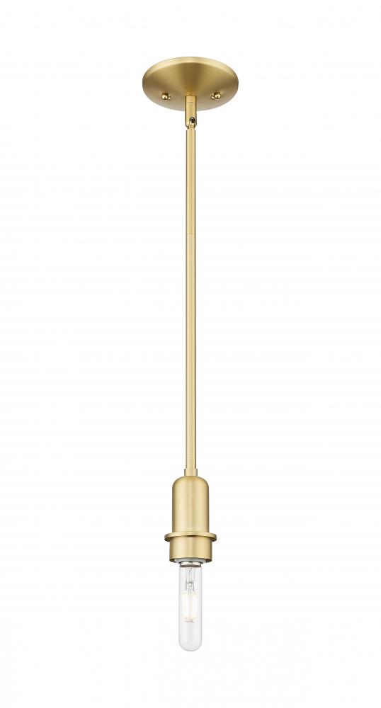 Arcadia - 1 Light - 3 inch - Satin Gold - Mini Pendant