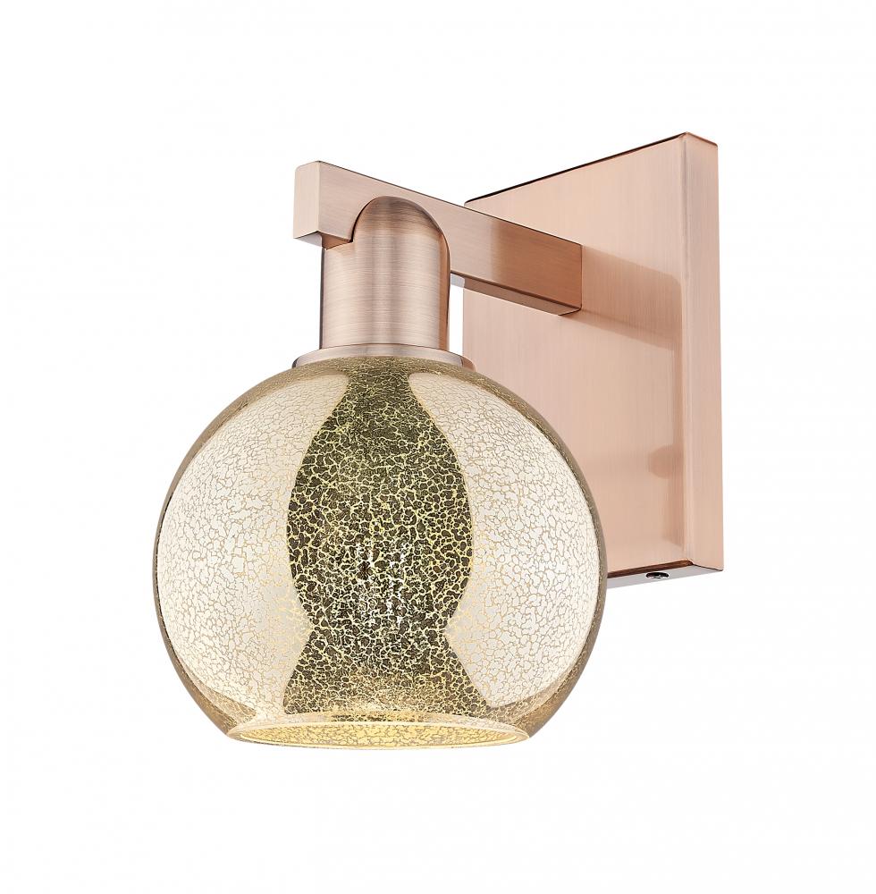Athens - 1 Light - 6 inch - Antique Copper - Sconce
