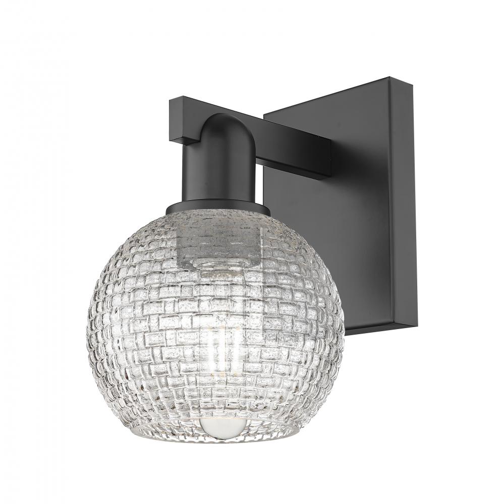 Athens - 1 Light - 6 inch - Matte Black - Sconce