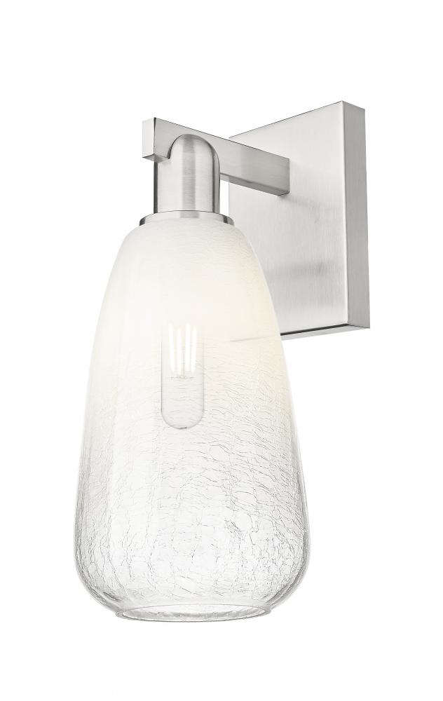 Brookhaven Almond - 1 Light - 6 inch - Brushed Satin Nickel - Sconce