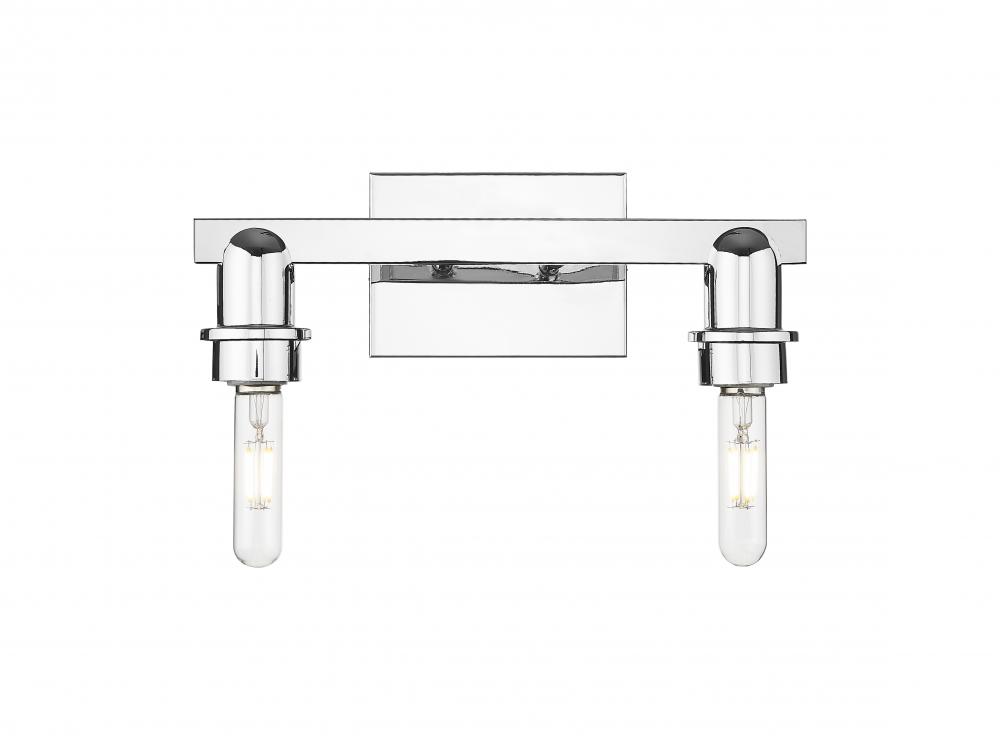Arcadia - 2 Light - 11 inch - Polished Chrome - Bath Vanity Light