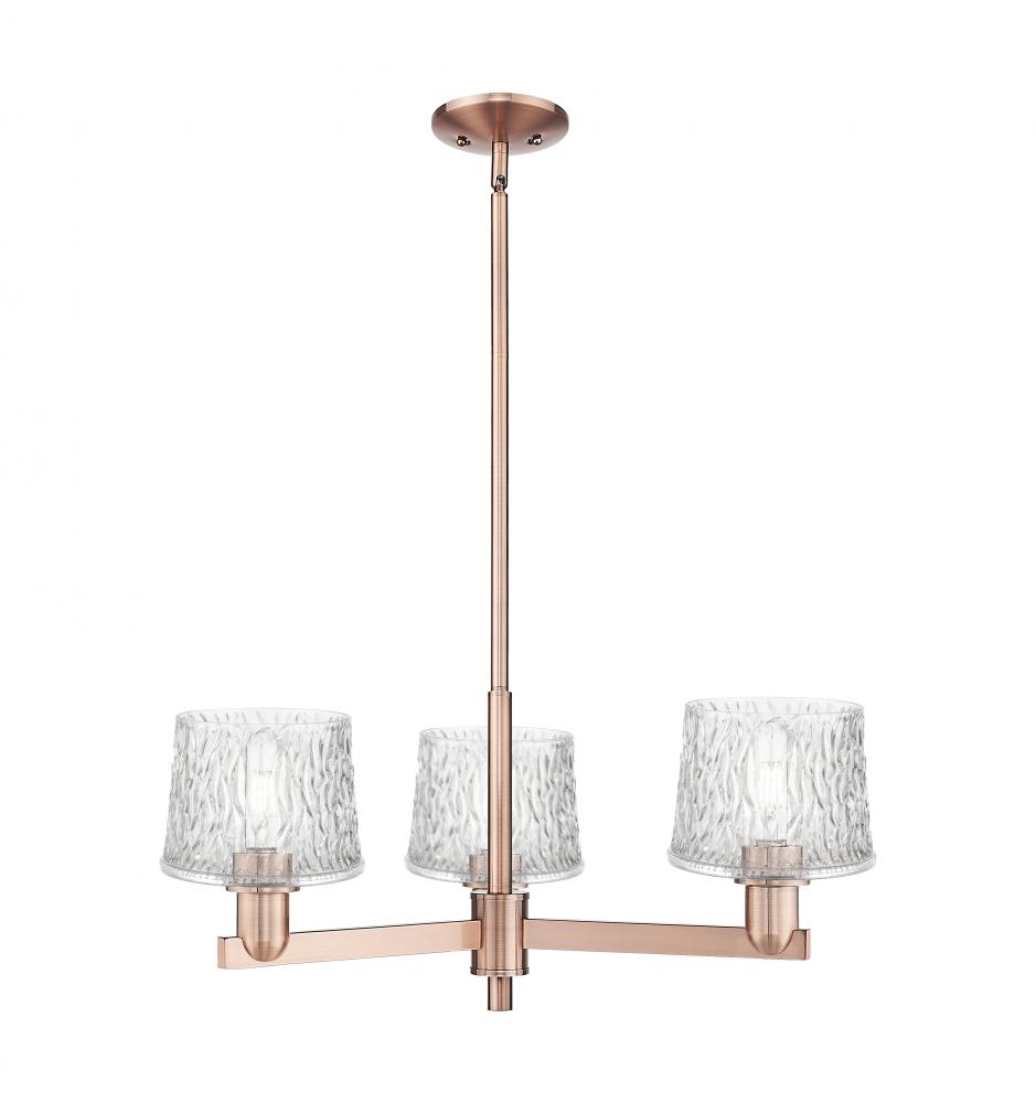 Niagara - 3 Light - 28 inch - Polished Chrome - Stem hung - Flush Mount