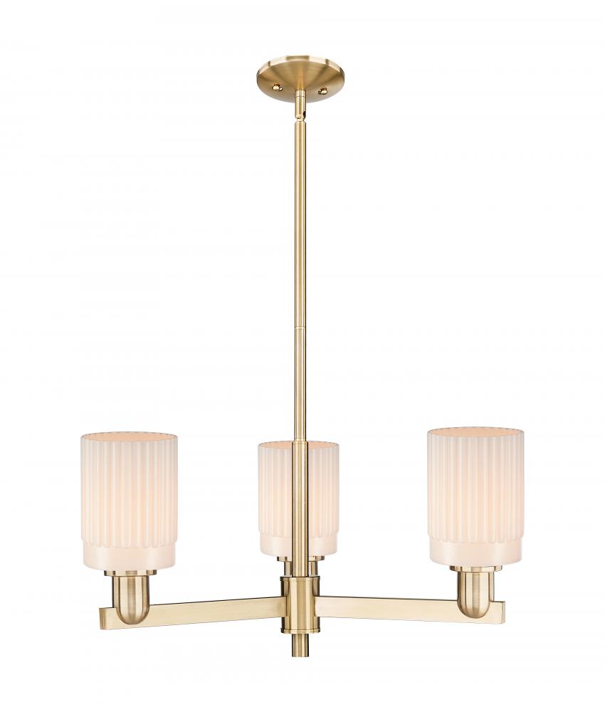 Hadley - 3 Light - 26 inch - Champagne Bronze - Stem hung - Flush Mount