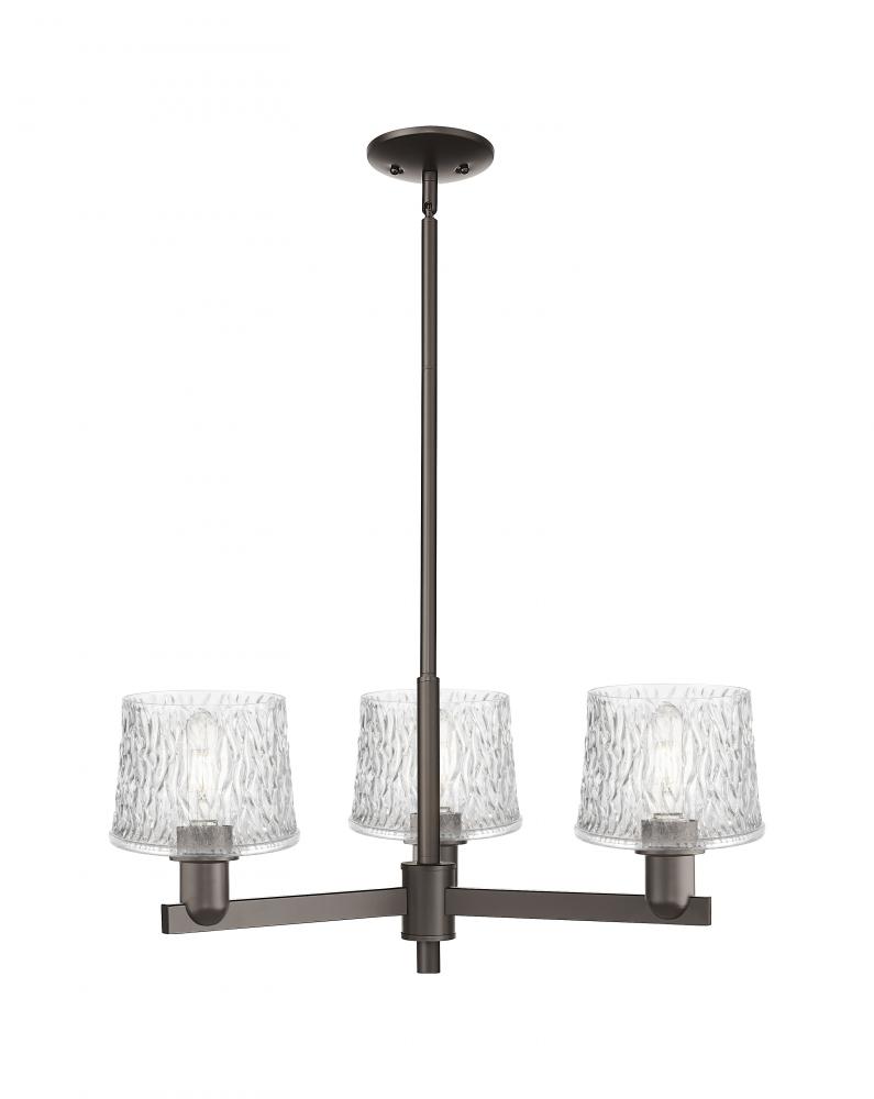 Niagara - 3 Light - 28 inch - Oil Rubbed Bronze - Stem hung - Flush Mount