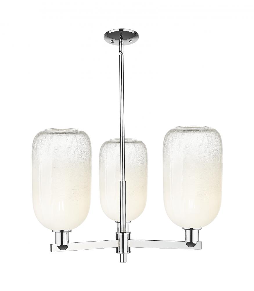Brookhaven Cloche - 3 Light - 18 inch - Polished Chrome - Flush Mount