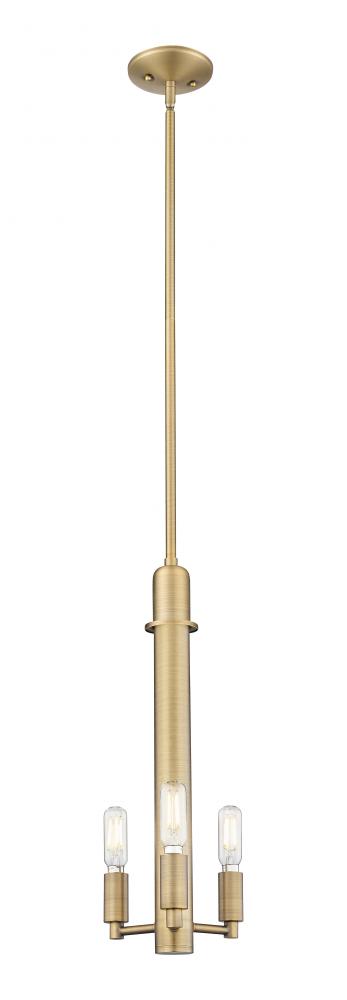 Arcadia - 3 Light - 7 inch - Black Antique Brass - Mini Pendant