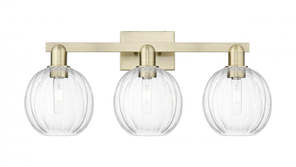 Preston - 3 Light - 26 inch - Antique Brass - Bath Vanity Light