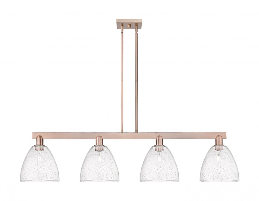 Bristol - 4 Light - 52 inch - Antique Copper - Stem hung - Island Light