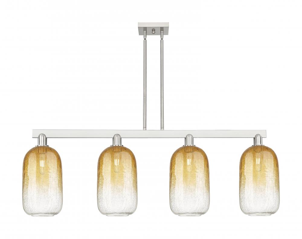 Brookhaven Cloche - 4 Light - 48 inch - Brushed Satin Nickel - Cord hung - Island Light