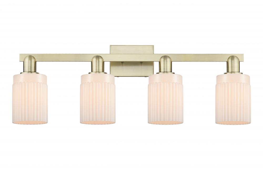 Hadley - 4 Light - 32 inch - Brushed Satin Nickel - Bath Vanity Light