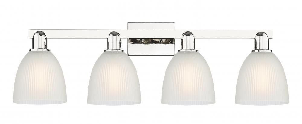 Castile - 4 Light - 33 inch - Matte Black - Bath Vanity Light