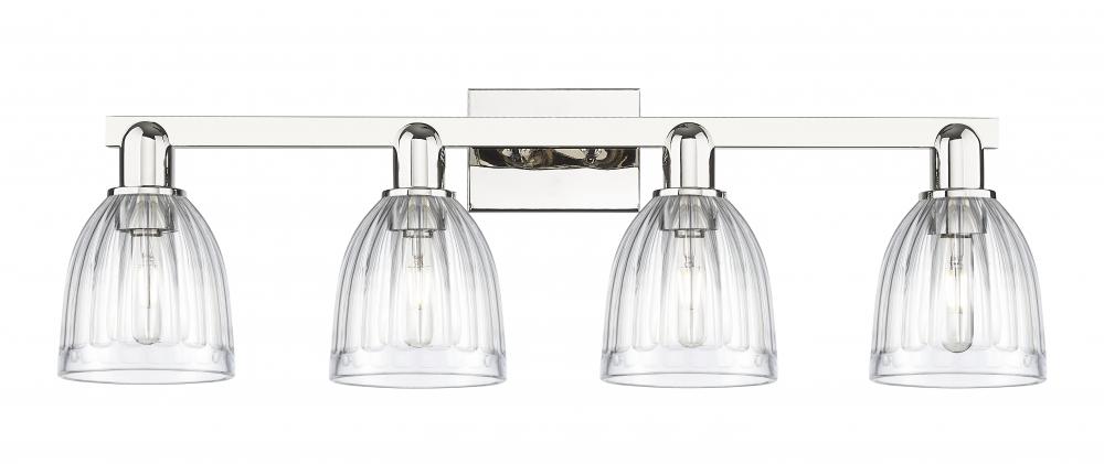Brookfield - 4 Light - 33 inch - Antique Brass - Bath Vanity Light