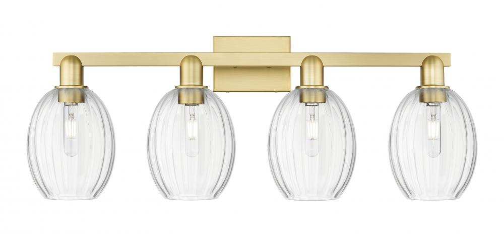 Preston - 4 Light - 36 inch - Satin Gold - Bath Vanity Light