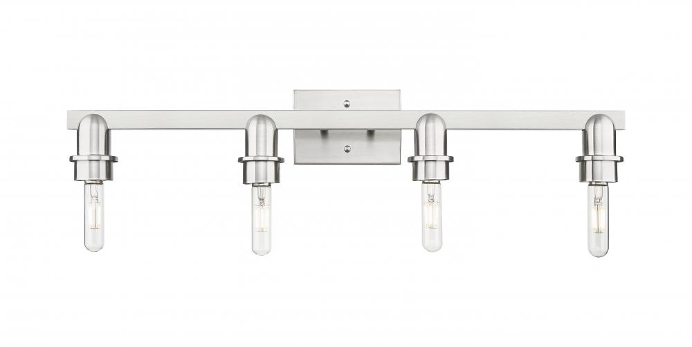 Arcadia - 4 Light - 27 inch - Brushed Satin Nickel - Bath Vanity Light