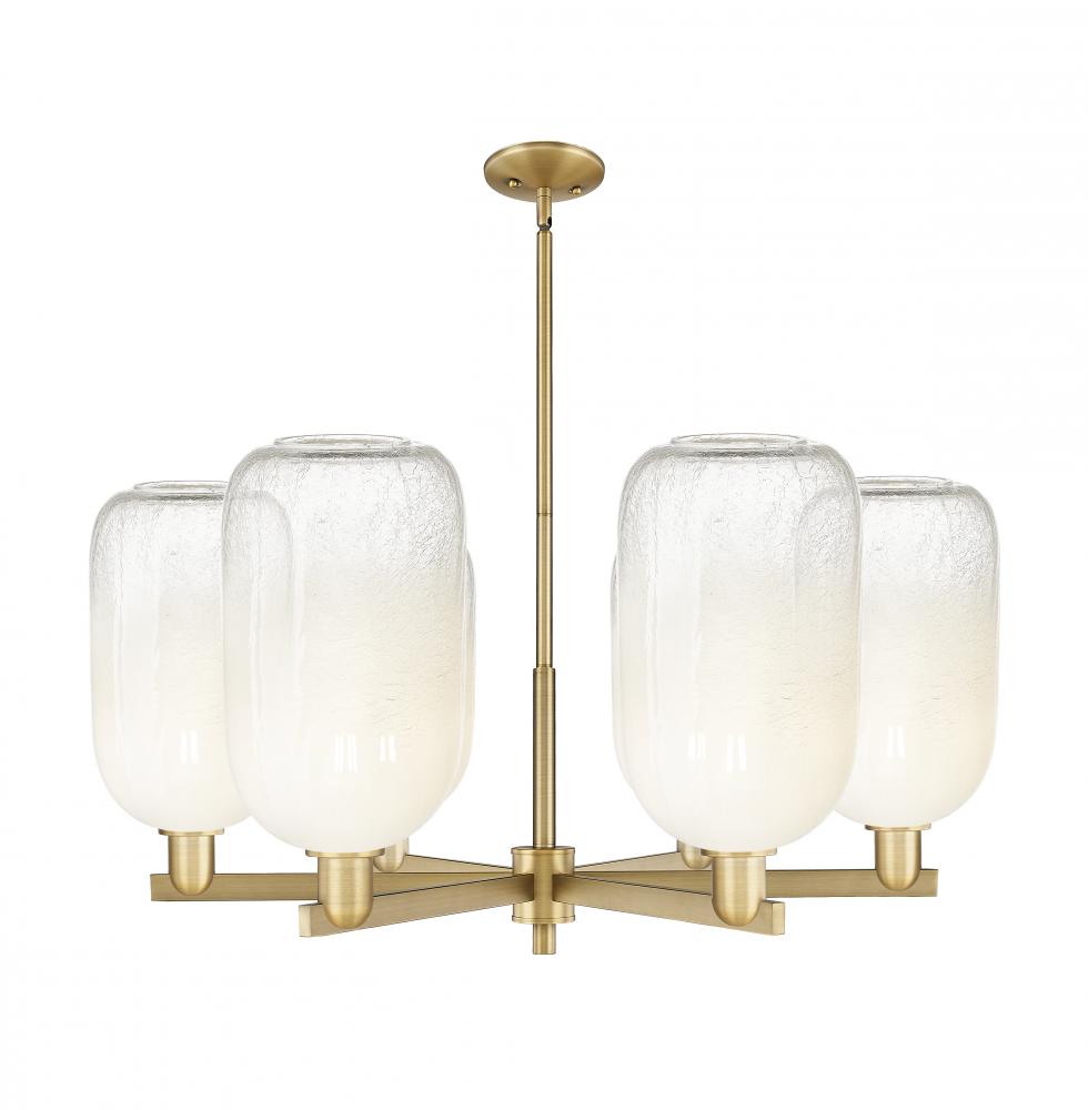Brookhaven Cloche - 6 Light - 24 inch - Brushed Brass - Chandelier