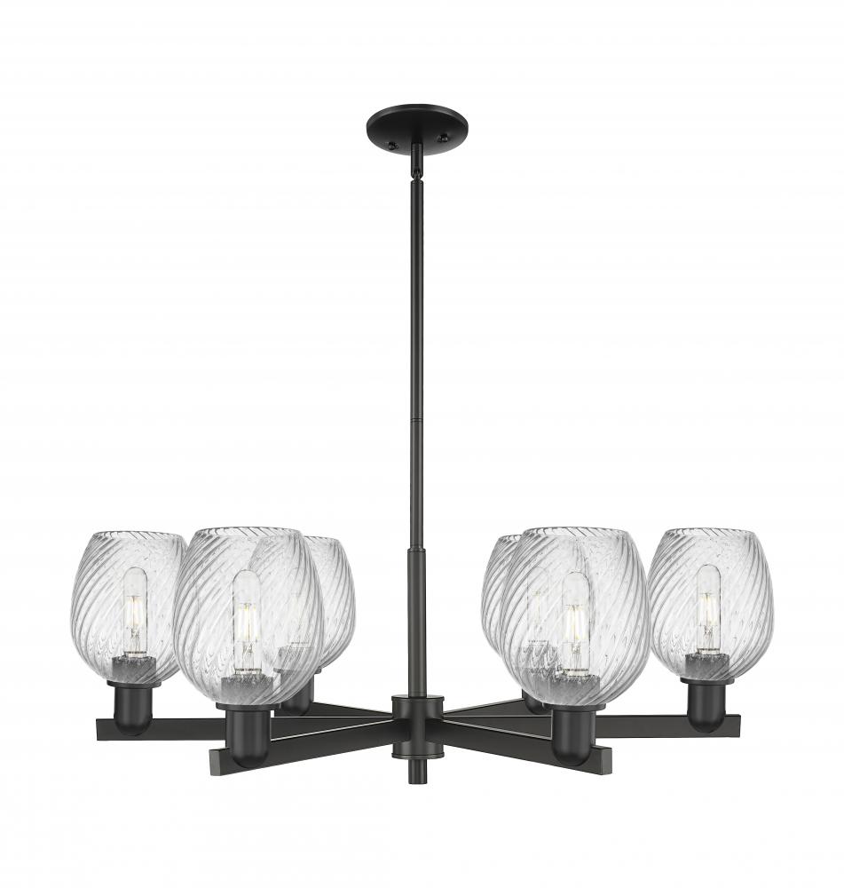 Salina - 6 Light - 36 inch - Satin Gold - Stem hung - Chandelier