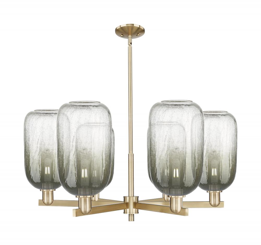 Brookhaven Cloche - 6 Light - 24 inch - Satin Nickel - Chandelier